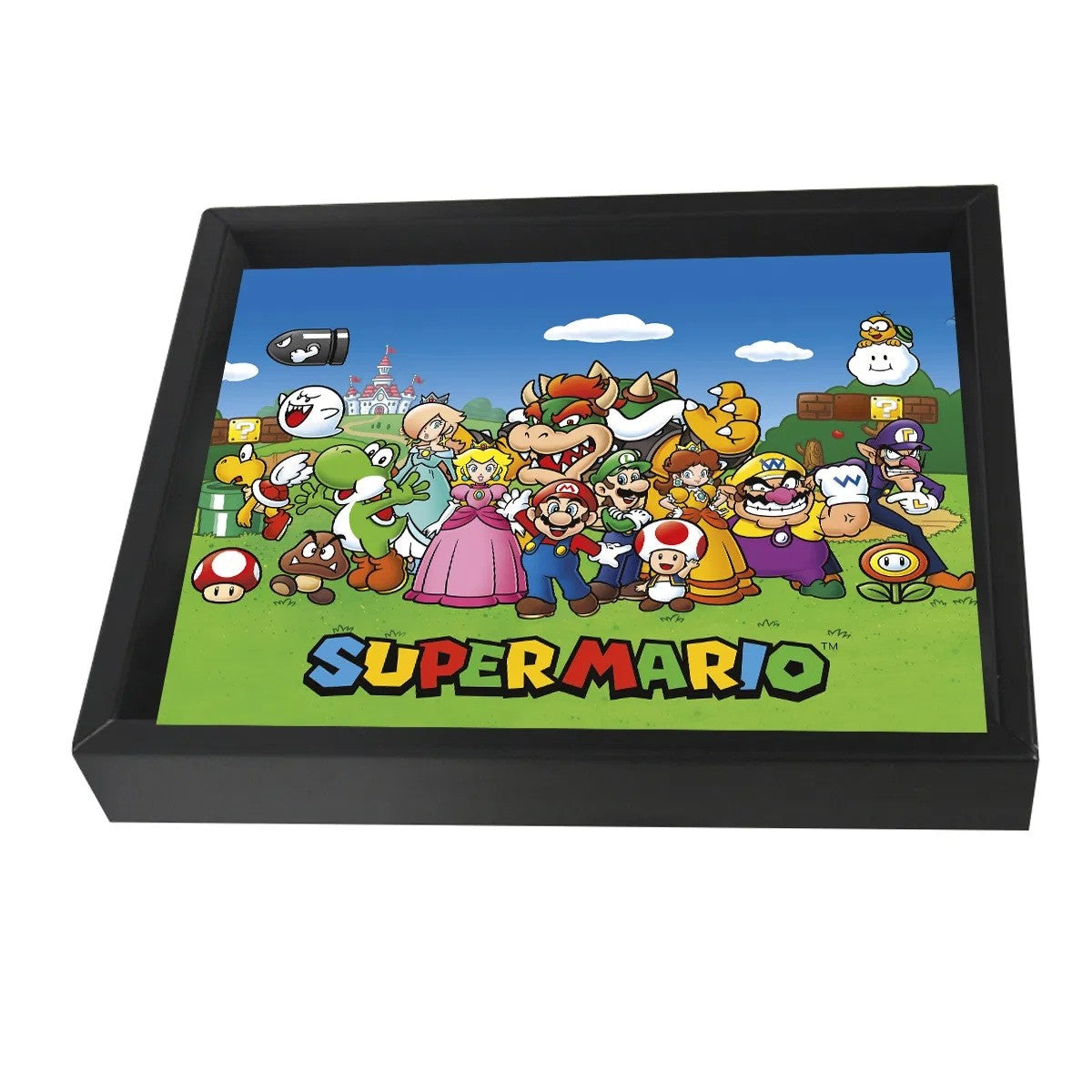Super Mario - Mario and Friends Group - 8"x10" 3D Lenticular Shadow Box