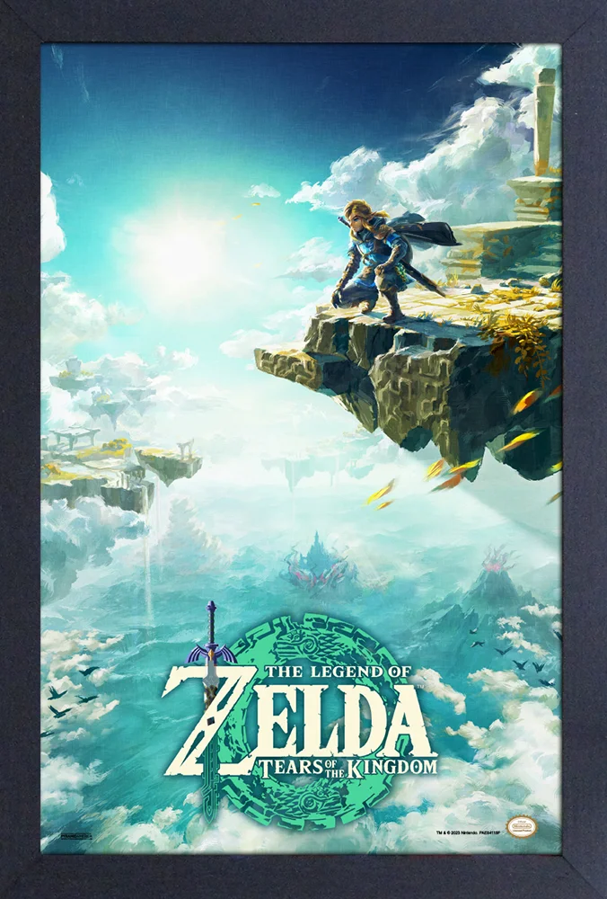 Zelda: Tears of the Kingdom - 11"x17" Gel-Coat Framed Print