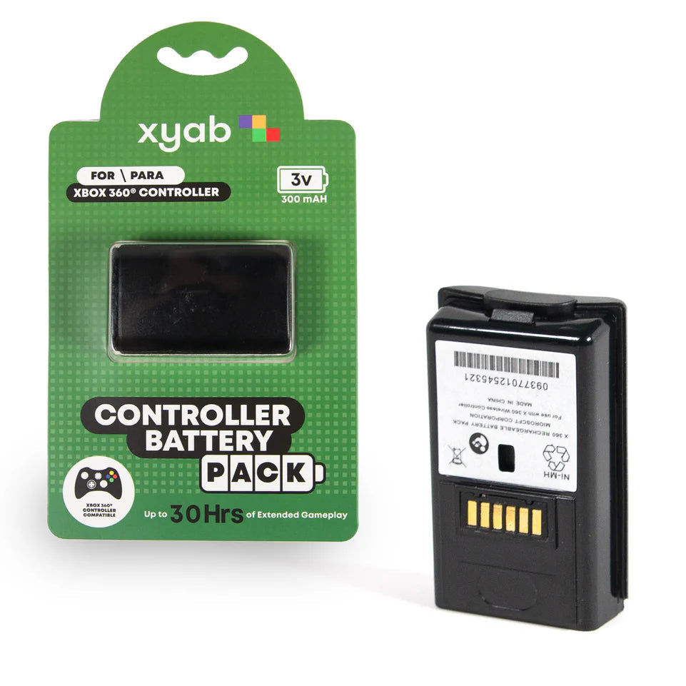 Rechargeable Controller Battery Pack for Xbox 360 - Black
