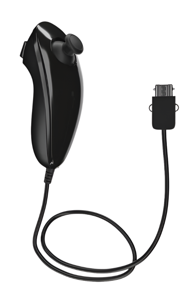 Nunchuk Wired Controller for Nintendo Wii / Wii U - Black