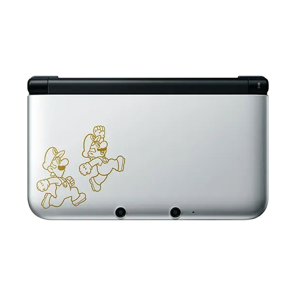 Nintendo 3DS XL System - Silver, Mario & Luigi Limited Edition