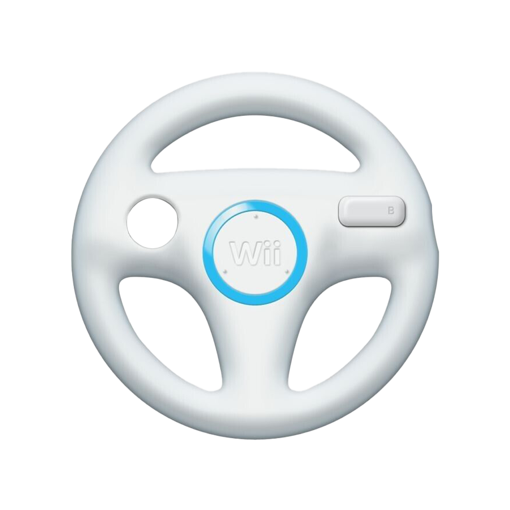 Official Wii Wheel - White