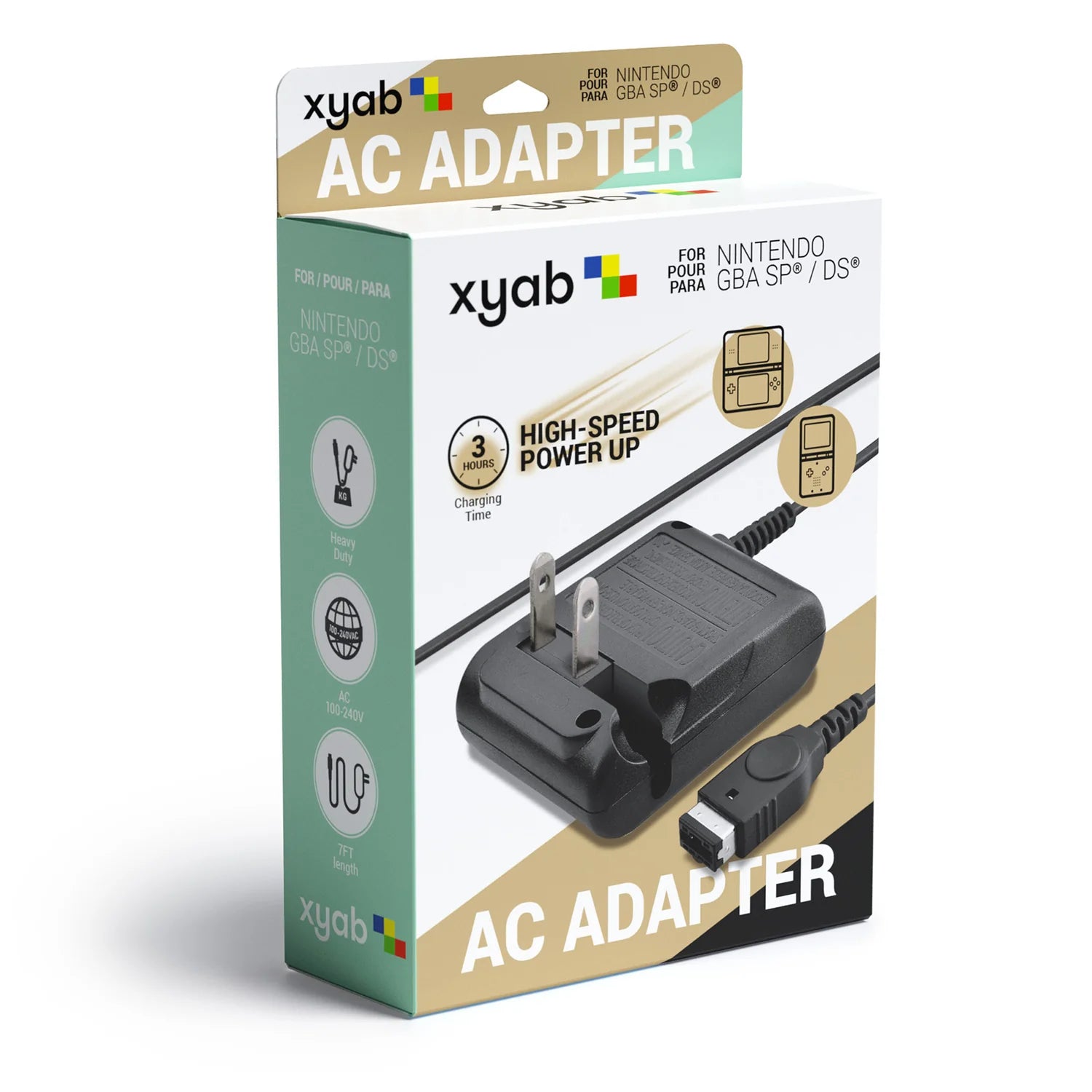 AC Adapter Charger for Game Boy Advance GBA SP, Nintendo DS