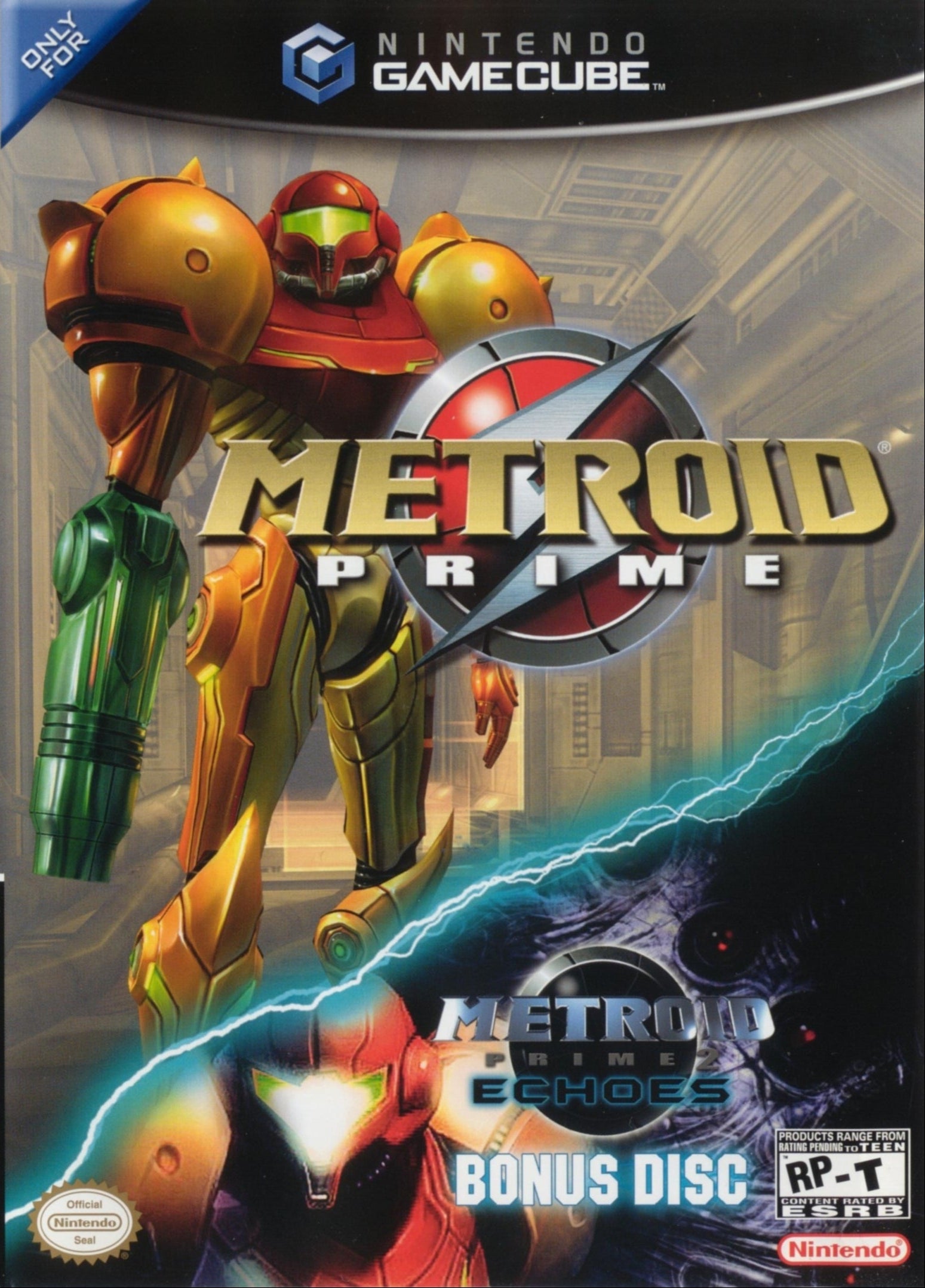 Metroid Prime with Metroid Prime 2 Echoes Bonus Disc - GameCube
