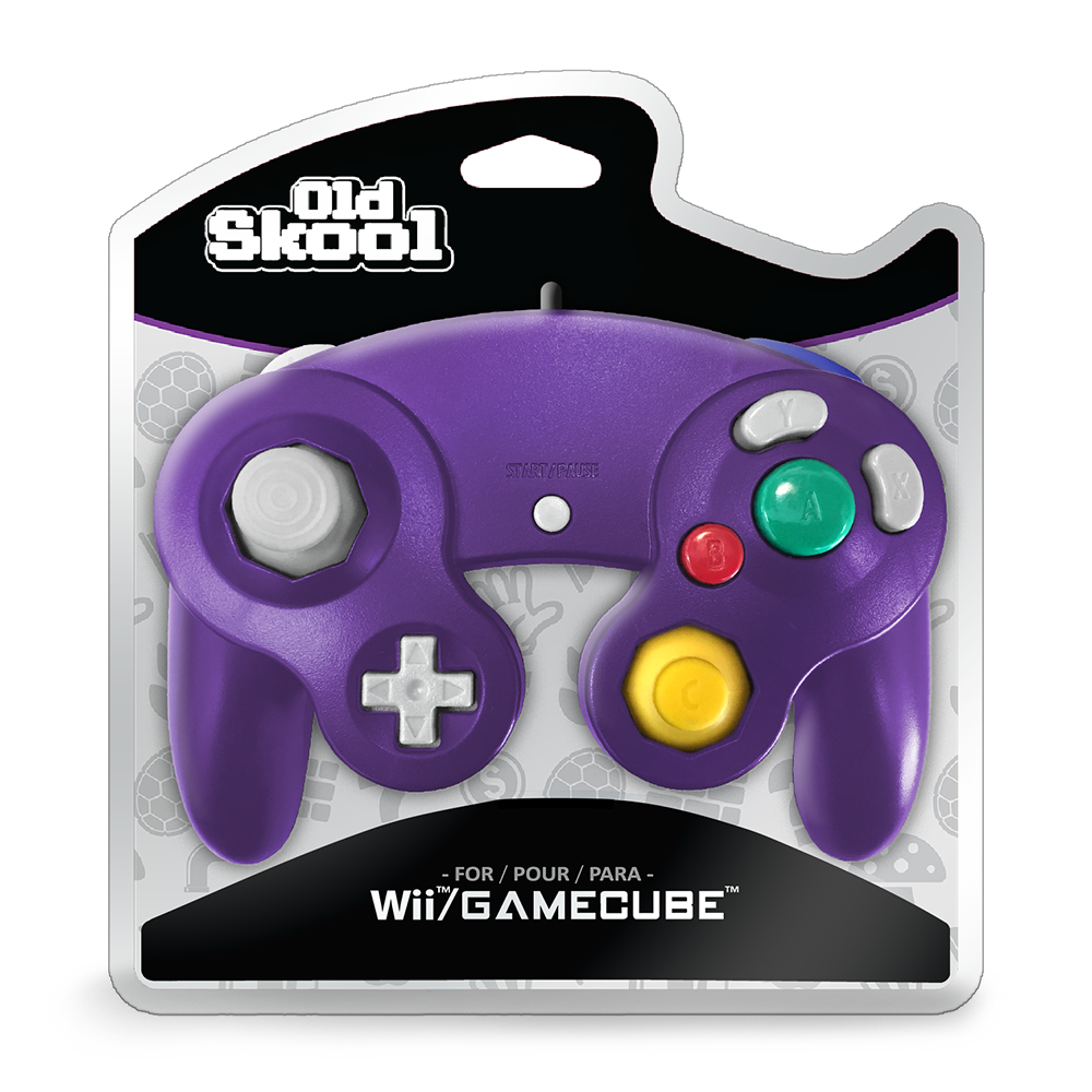 Wired Controller for Nintendo GameCube / Wii - Purple / Indigo