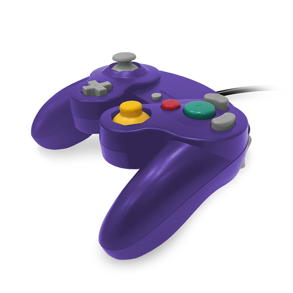 Wired Controller for Nintendo GameCube / Wii - Purple / Indigo