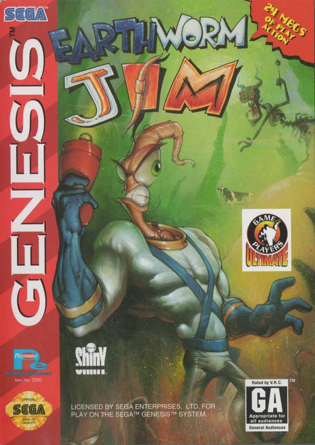 Earthworm Jim - SEGA Genesis