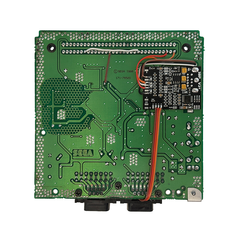 SEGA Genesis Model 3 Console with Zaxour Triple Bypass V2+ Kit Pre-installed