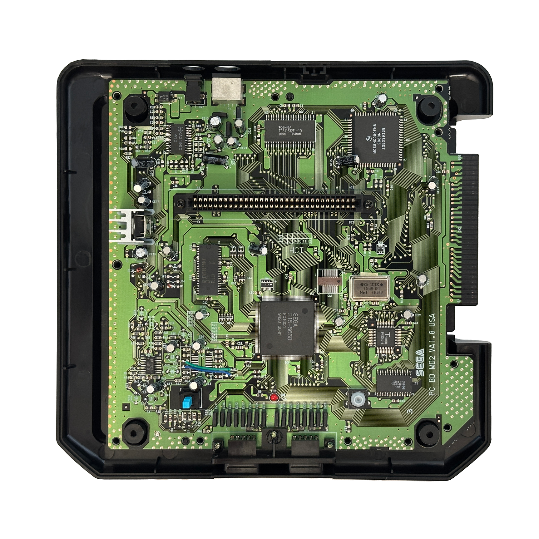 SEGA Genesis Model 2 Console with Zaxour Triple Bypass V2+ Kit Pre-installed