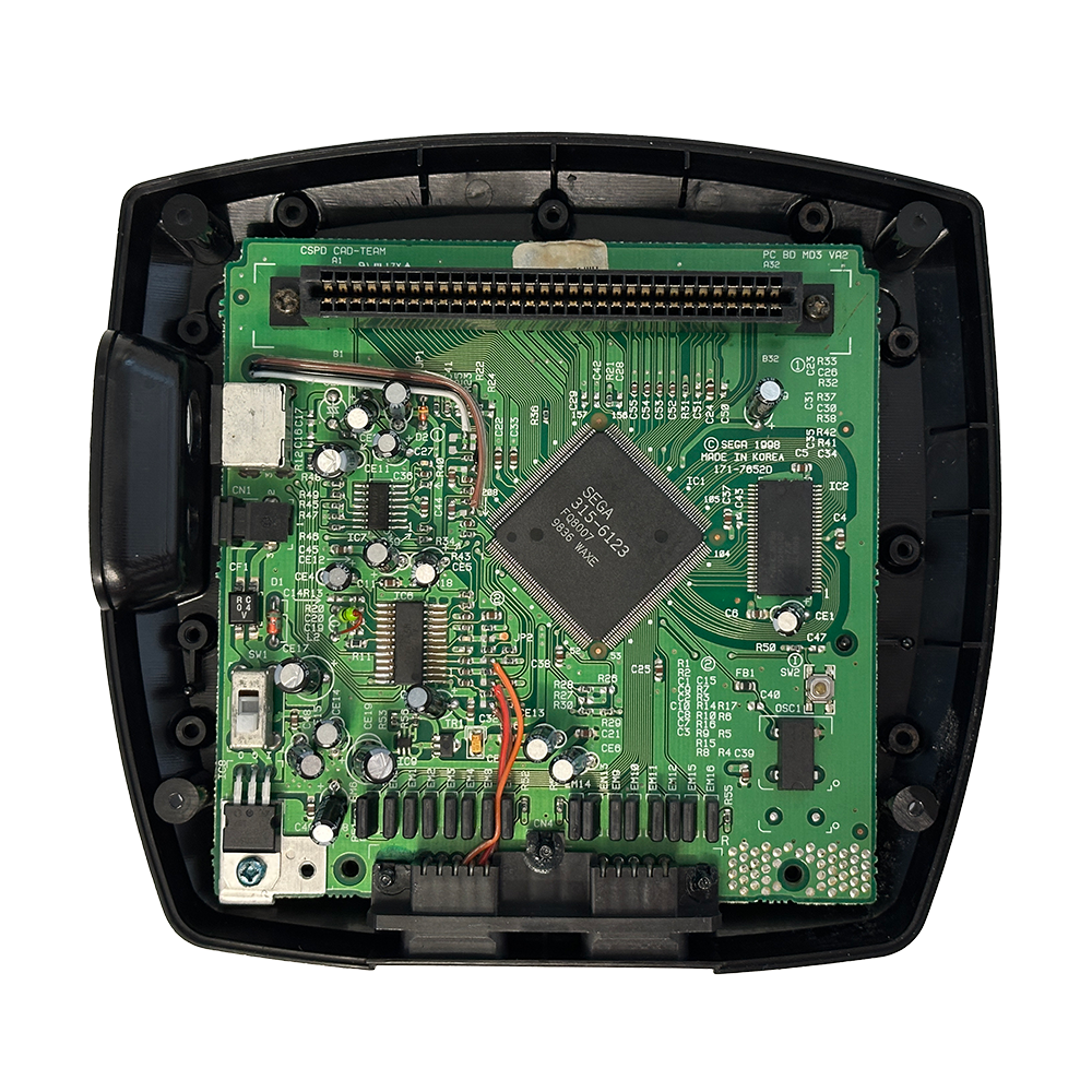 SEGA Genesis Model 3 Console with Zaxour Triple Bypass V2+ Kit Pre-installed