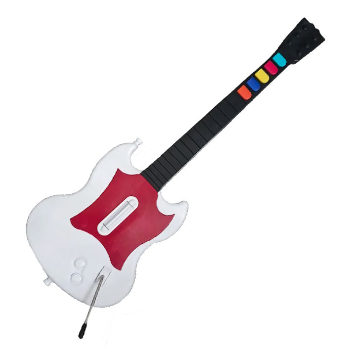 Wired Gibson SG Red Octane Guitar Hero Controller for PlayStation 2 - White/Red
