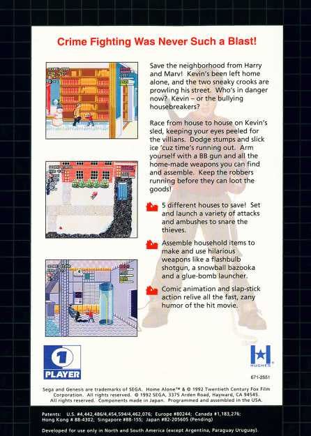 Home Alone - SEGA Genesis