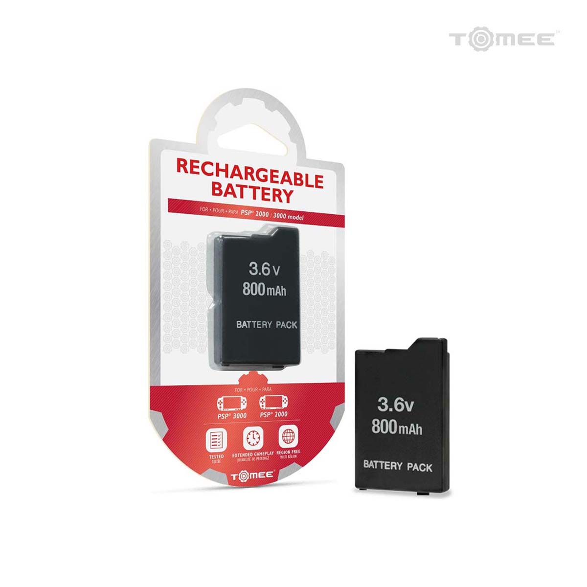 Rechargeable Battery Pack for PSP 2000 / 3000