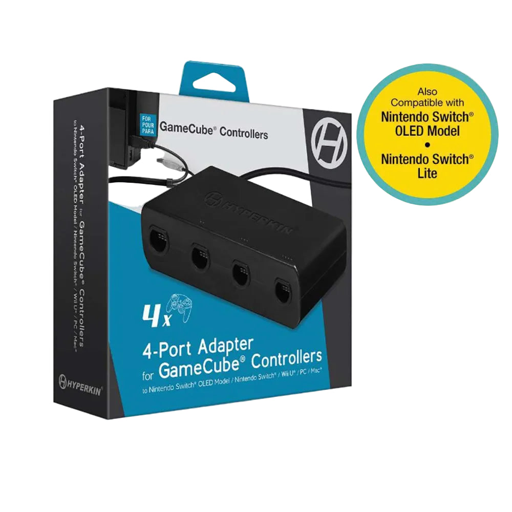 GameCube Controller Adapter for Nintendo Switch, Wii U, and PC