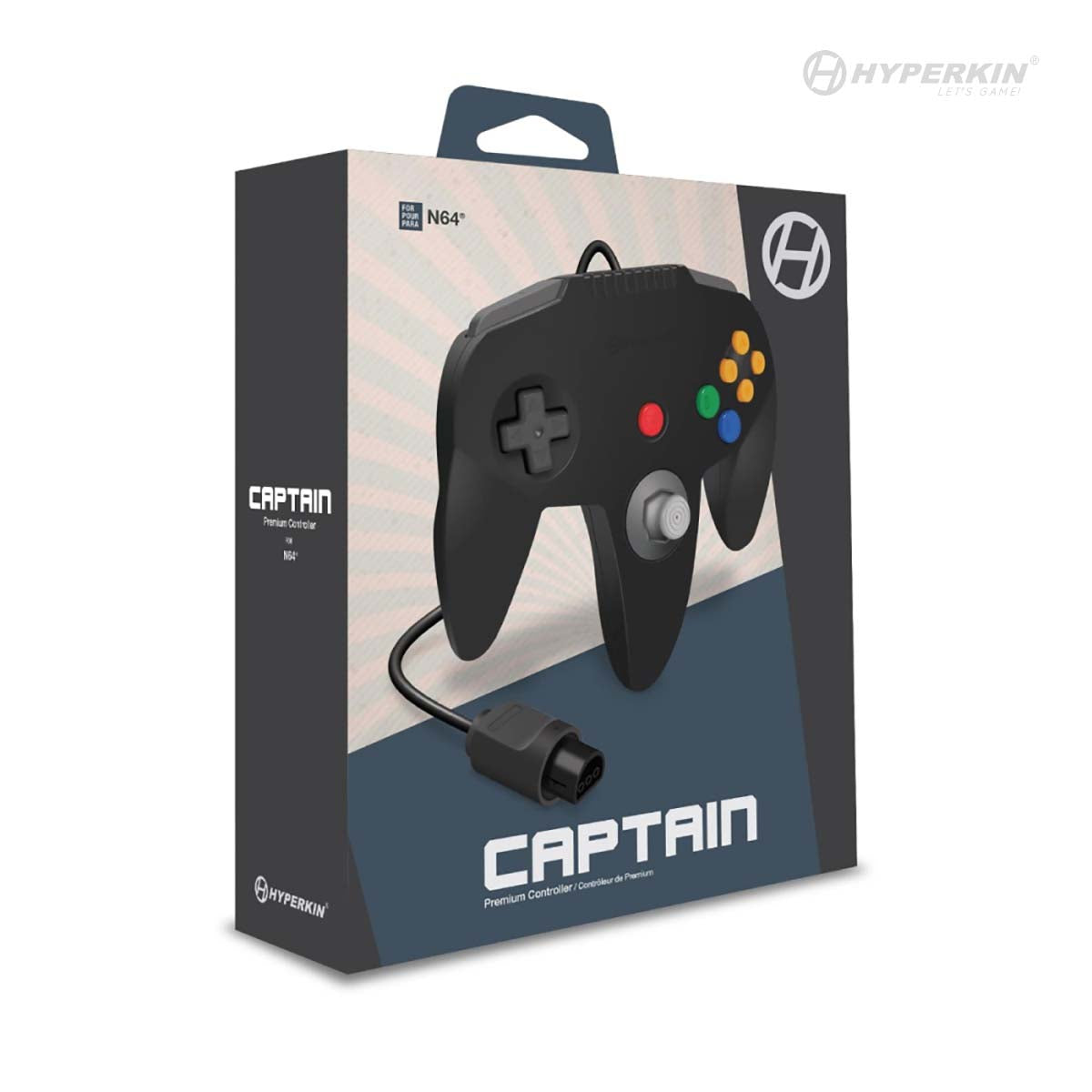 Captain Premium Wired Controller for Nintendo 64