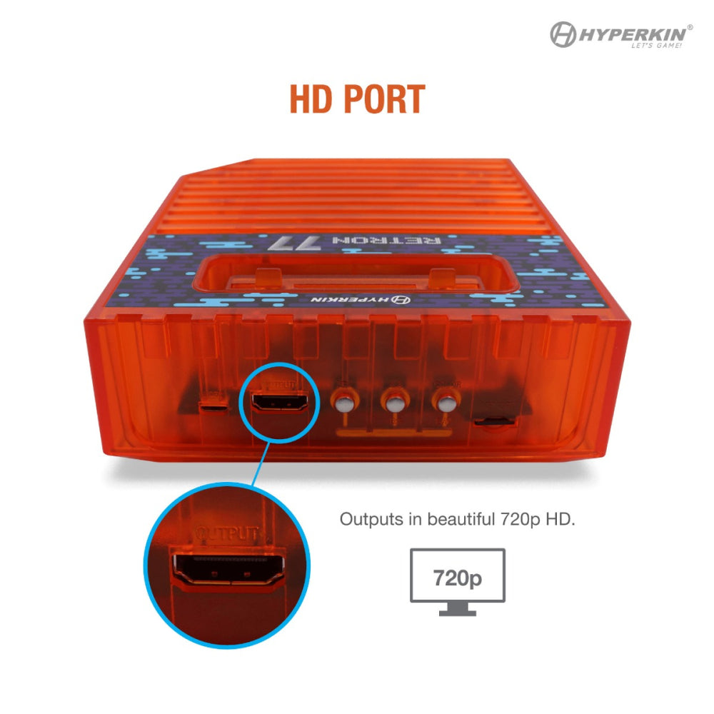 RetroN 77: HD Gaming Console for Atari 2600 - Retro Amber