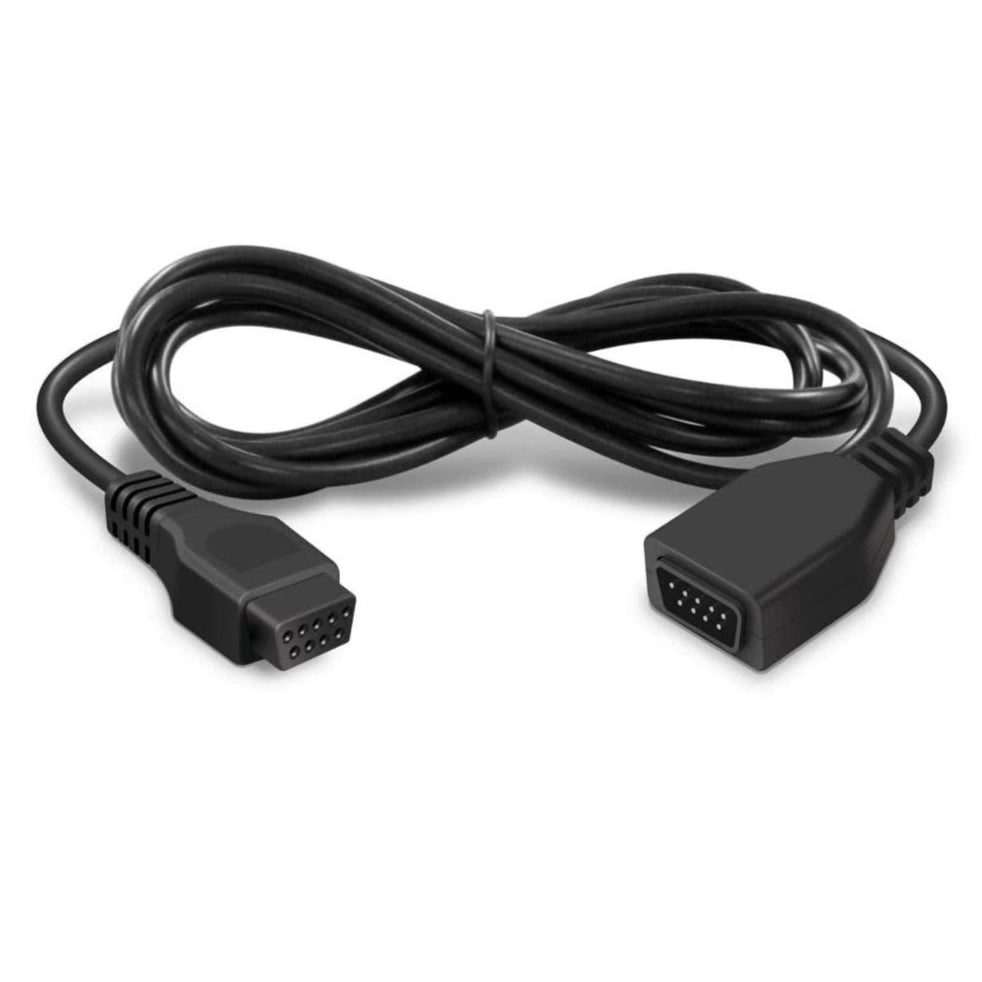 Black cable with connectors on a white background, featuring the Tomee logo.