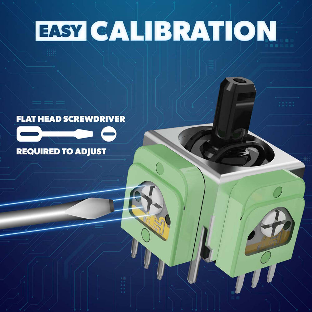 Hall Effect Joysticks for PS5 DualSense Controller (2-Pack)