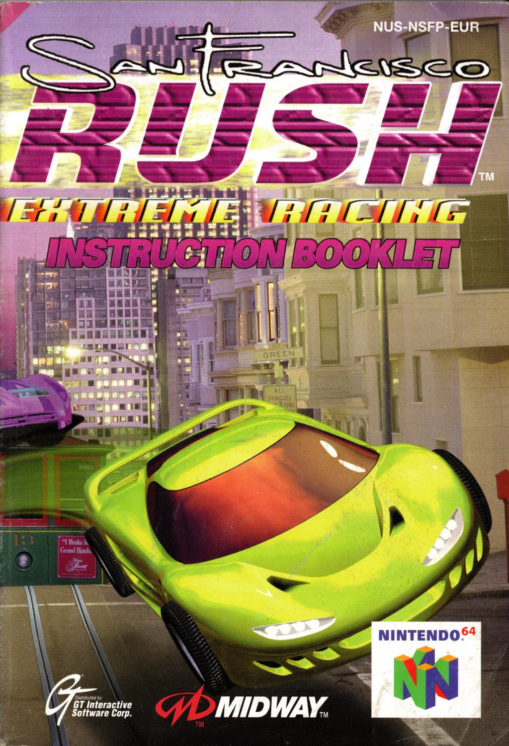 San Francisco Rush: Extreme Racing - N64 Manual