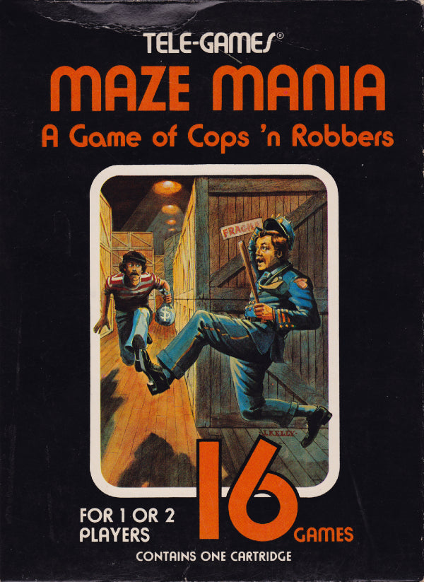 Maze Mania: A Game of Cops 'n Robbers - Atari 2600