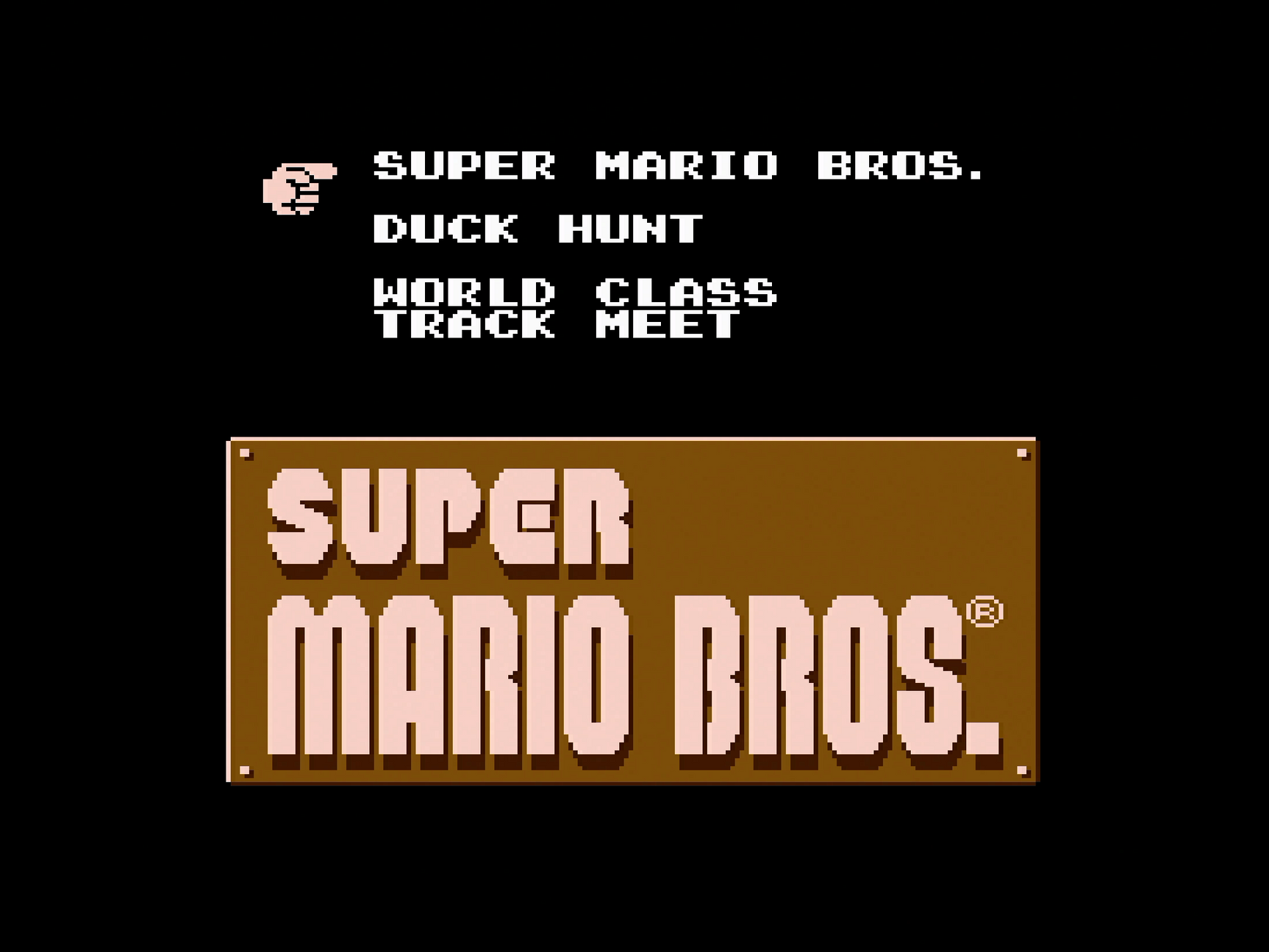Super Mario Bros. / Duck Hunt / World Class Track Meet - NES
