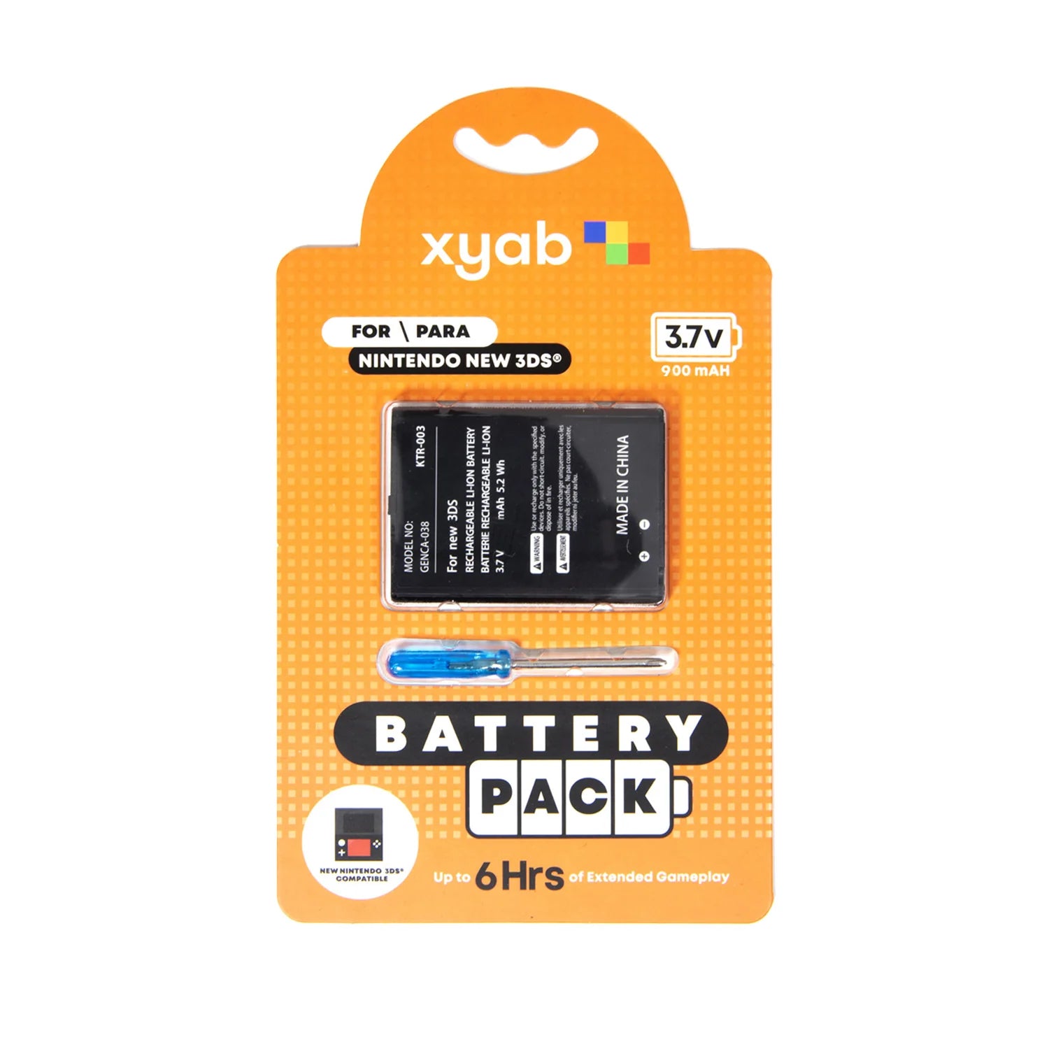 Rechargeable Battery Pack for New Nintendo 3DS