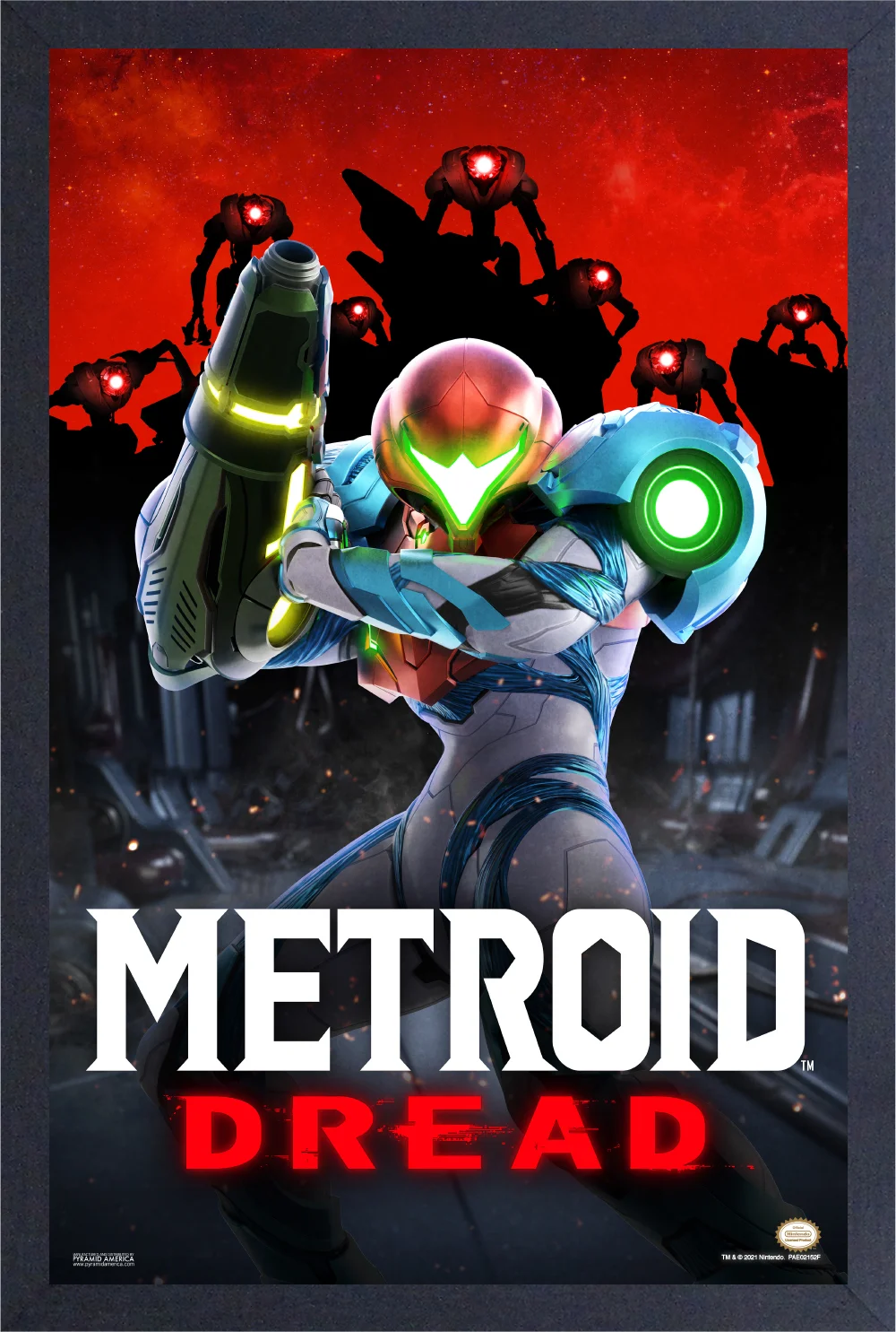 Metroid - Samus in Metroid Dread - 11"x17" Gel-Coat Framed Print