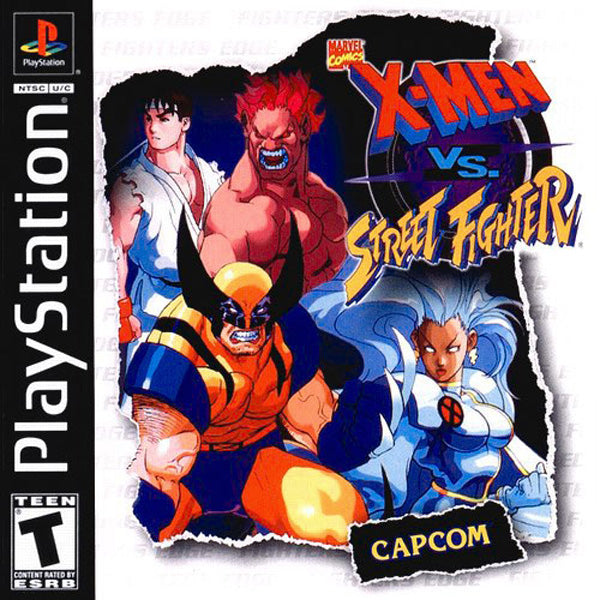 X-men vs Street Fighter - PlayStation