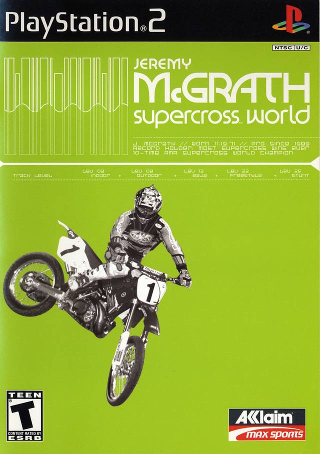 Jeremy McGrath Supercross World - PlayStation 2