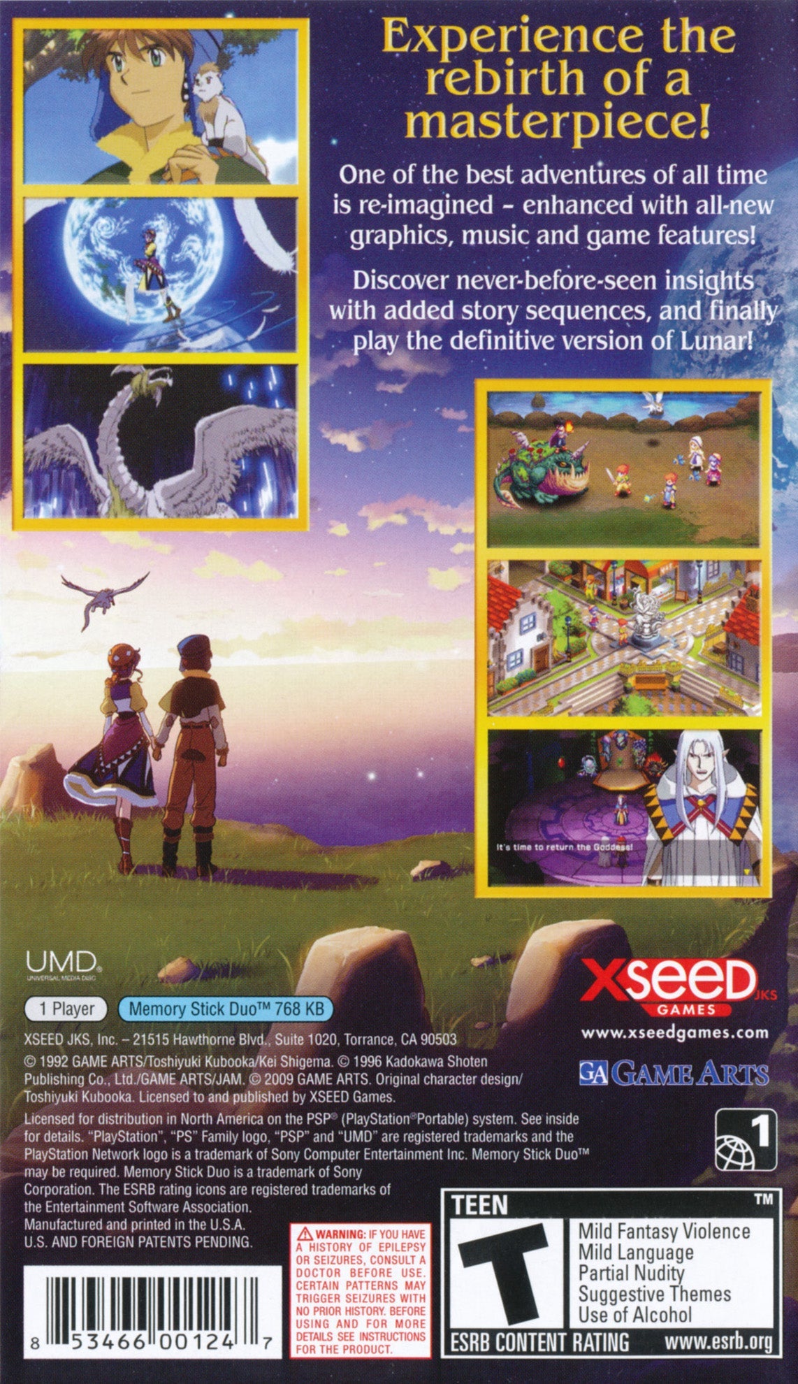 Lunar: Silver Star Harmony - PSP