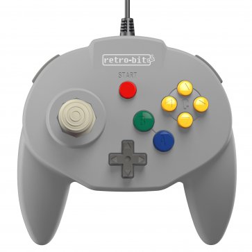 Tribute64 Wired Controller for Nintendo 64 - Gray