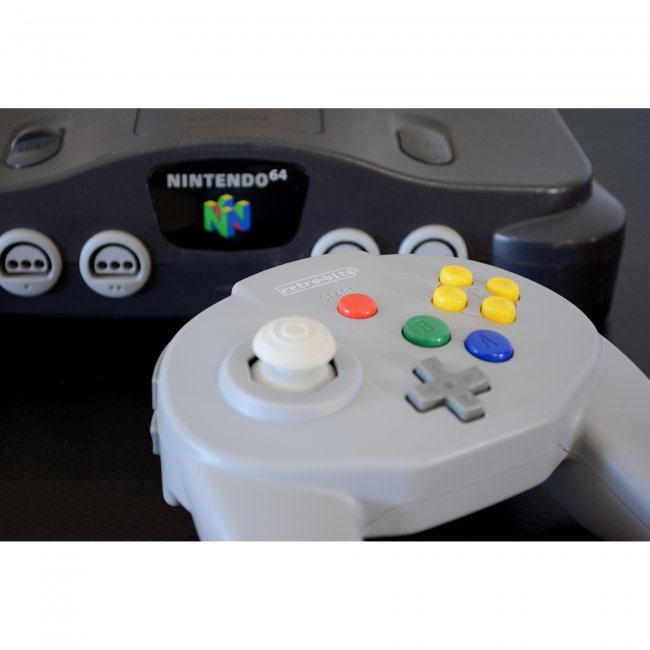 Tribute64 Wired Controller for Nintendo 64 - Gray
