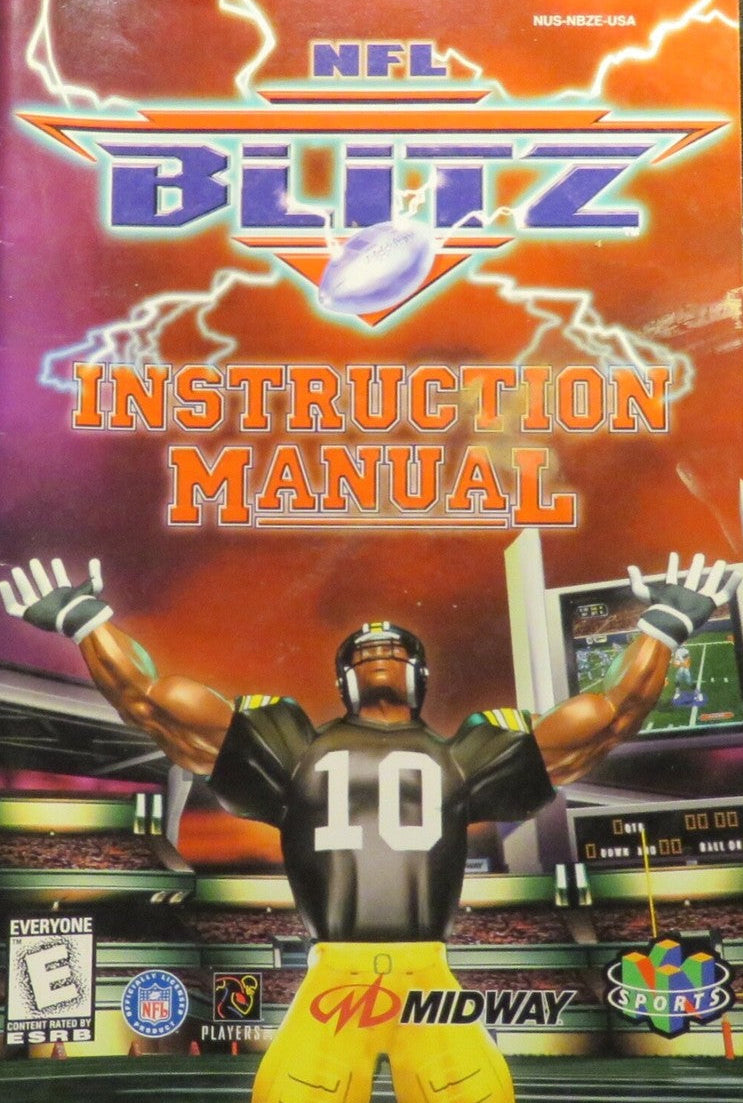 NFL Blitz - N64 Manual
