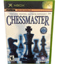 Xbox game case titled 'Chessmaster' with chess pieces on a white background