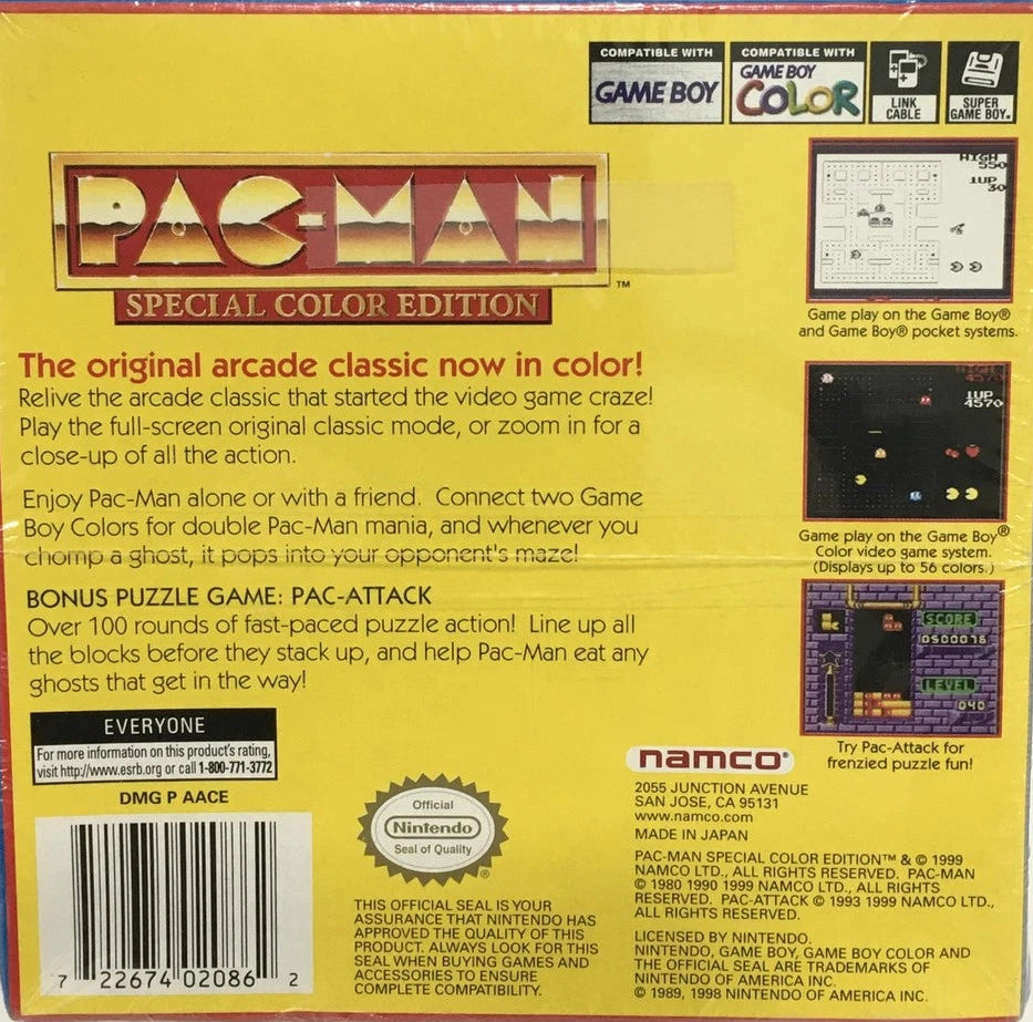 Pac-Man: Special Color Edition - Game Boy Color