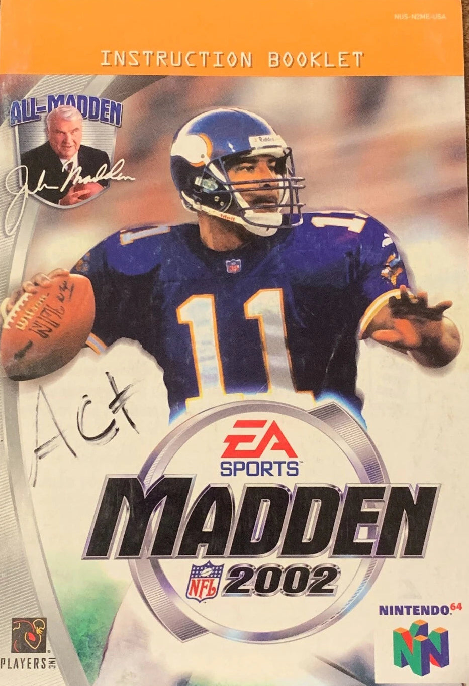 Madden NFL 2002 - N64 Manual