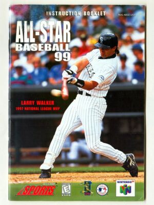 All-Star Baseball 99 - N64 Manual