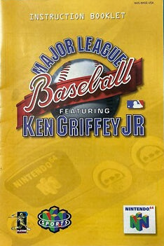 Major League Baseball Featuring Ken Griffey Jr. - N64 Manual