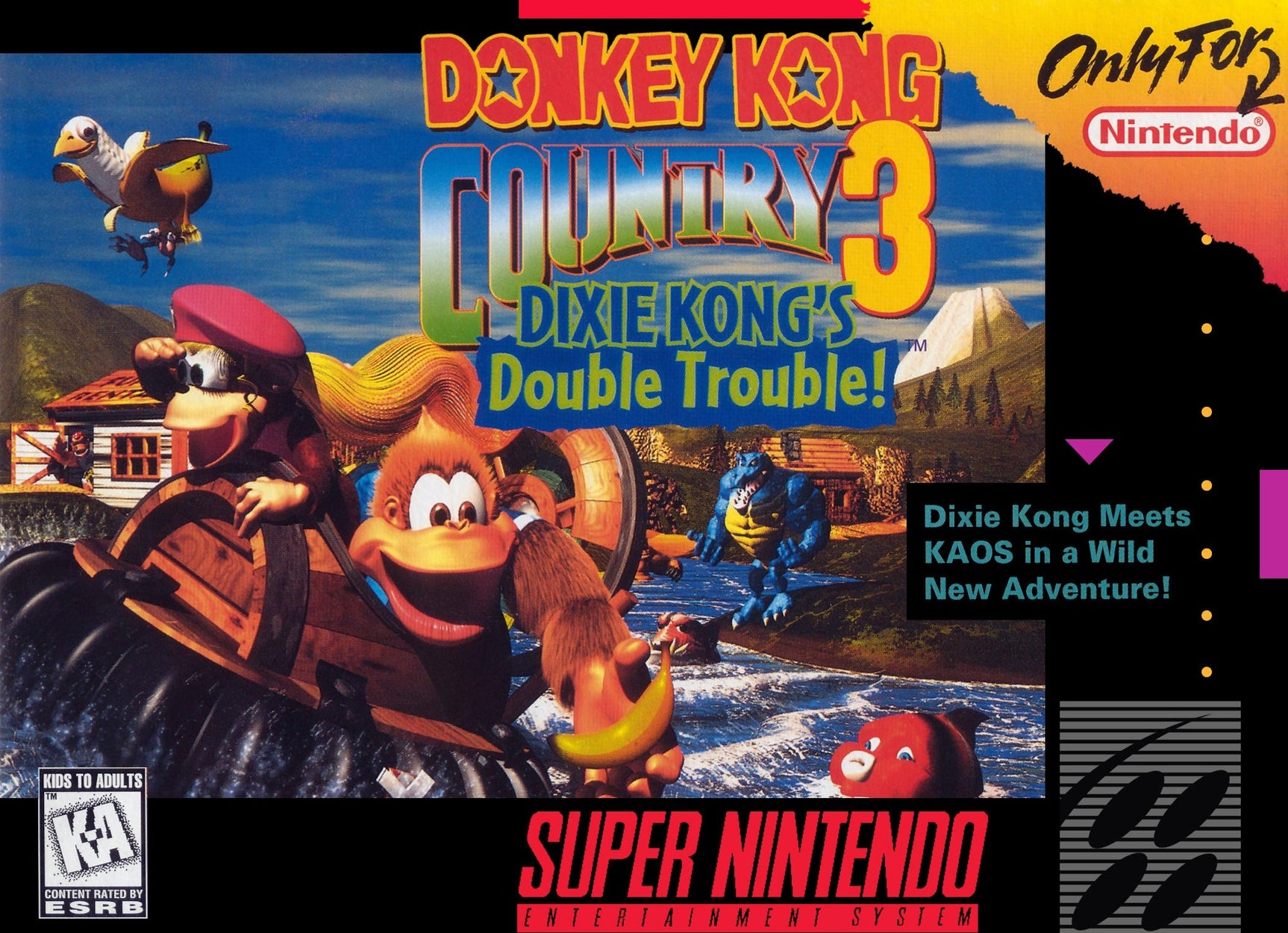 Donkey Kong Country 3: Dixie Kong’s Double Trouble - Super Nintendo