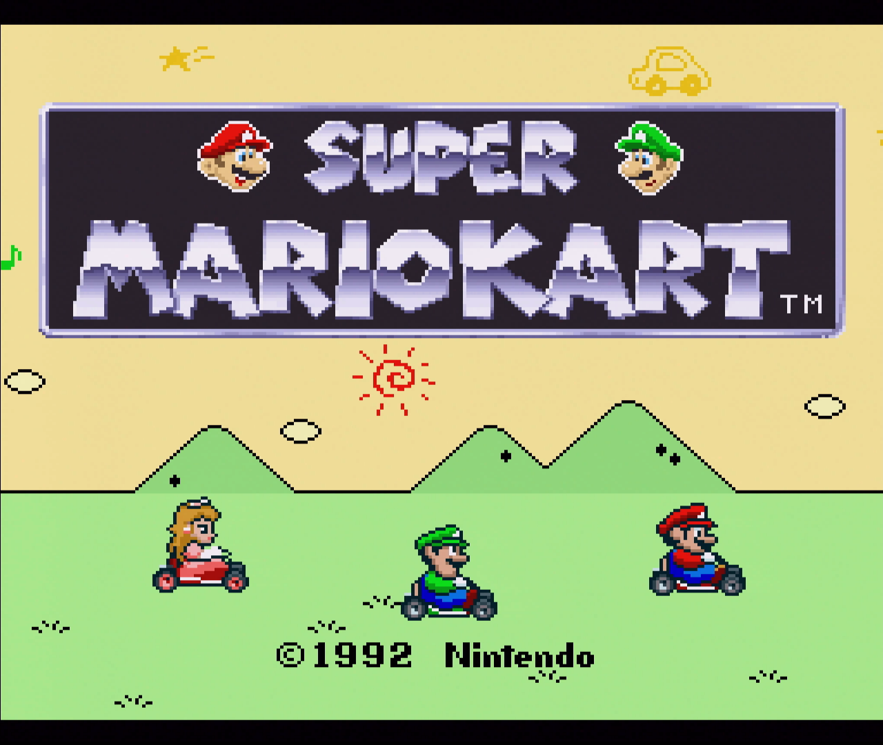Super Mario Kart - Super Nintendo