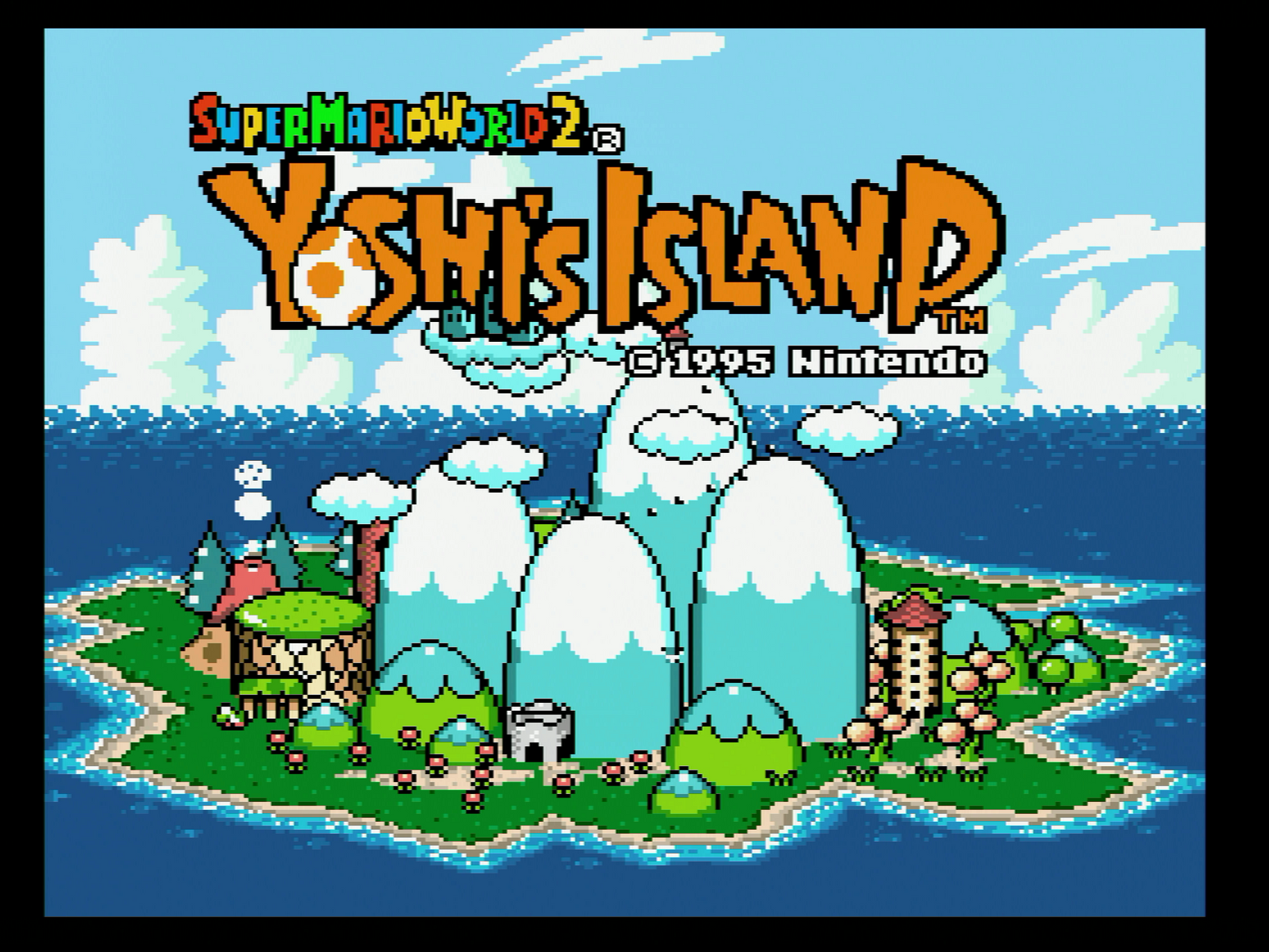 Super Mario World 2 Yoshi's Island - Super Nintendo