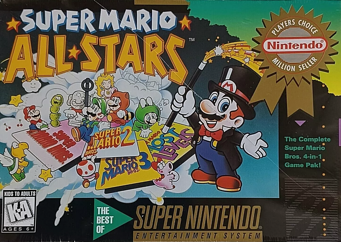 Super Mario All-Stars (Player's Choice) - Super Nintendo