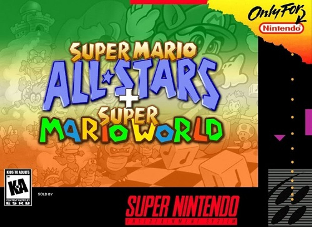 Super Mario All-Stars + Super Mario World - Super Nintendo