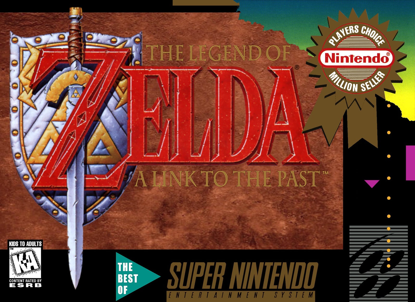 Legend of Zelda: A Link to the Past (Player's Choice) - Super Nintendo
