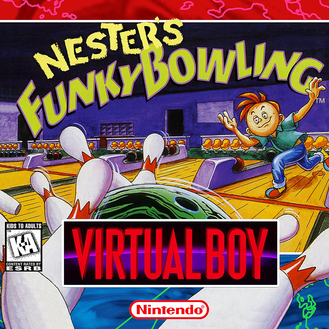 Nester’s Funky Bowling - Virtual Boy