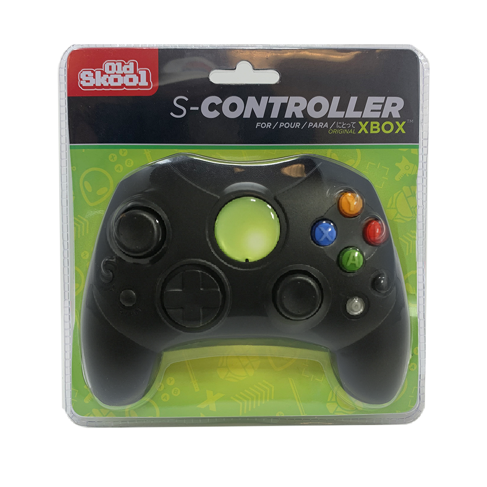 Wired S-Type Controller for Original Xbox