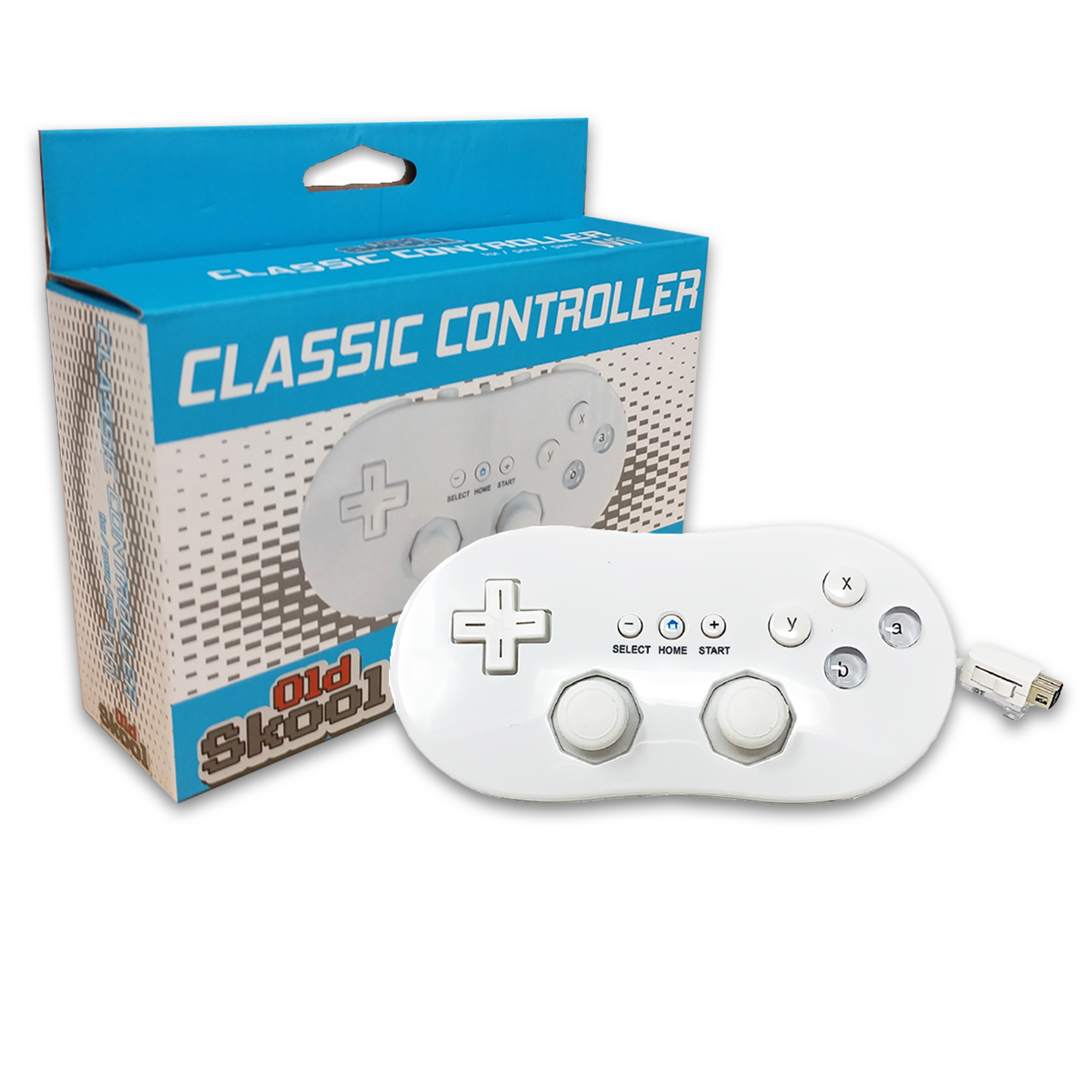 Wired Classic Controller for Wii / Wii U - White