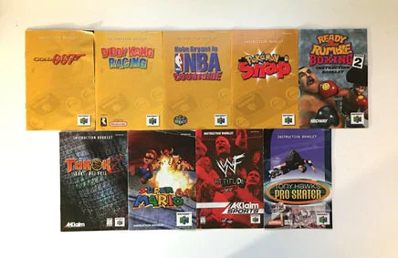 Nintendo 64 Manuals