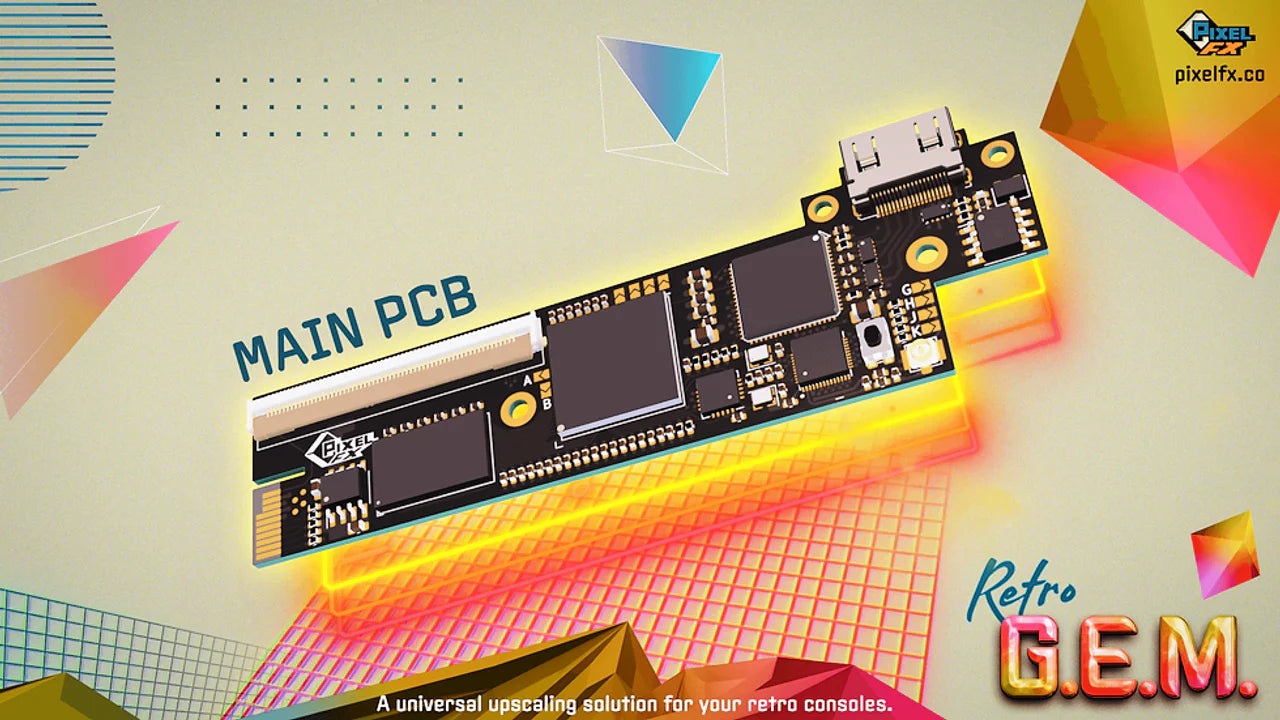 PixelFX HDMI Retro Gem Upgraded Consoles