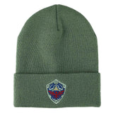 Hylian Shield Legend of Zelda Green Cuff Beanie
